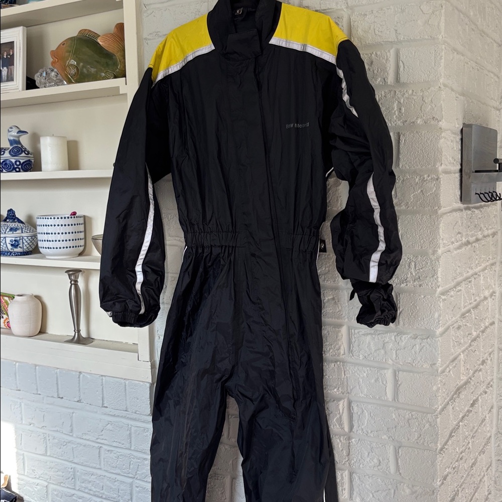 BMW Motorrad Tour Style Motorcycle Full Rain Suit Size Large - Picture 2 of 12